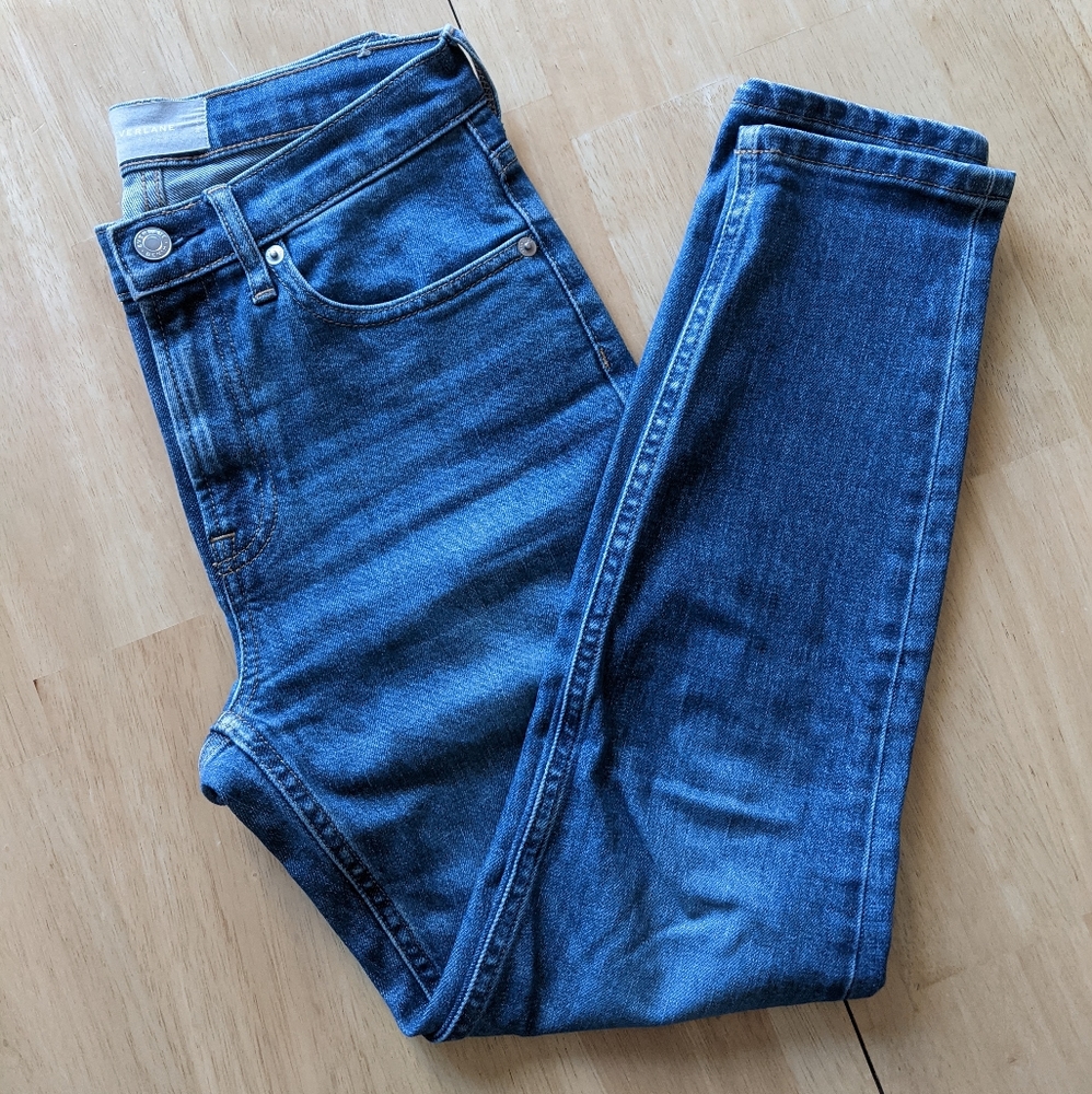Everlane High Rise Skinny Ankle Jeans